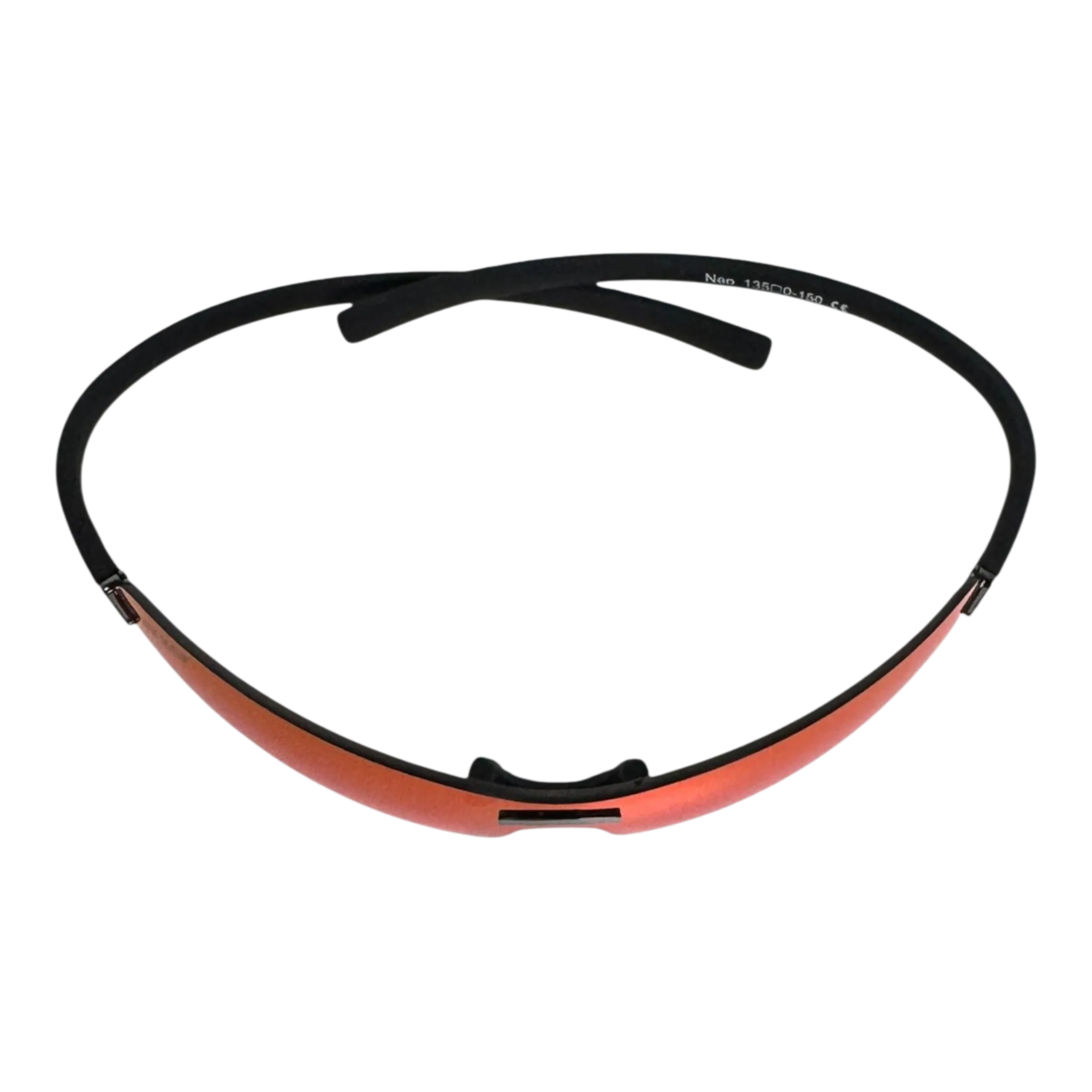 BEXST Neo Rimless Shield Wrap Sunglasses Red X-Mirror Lens - Image 6
